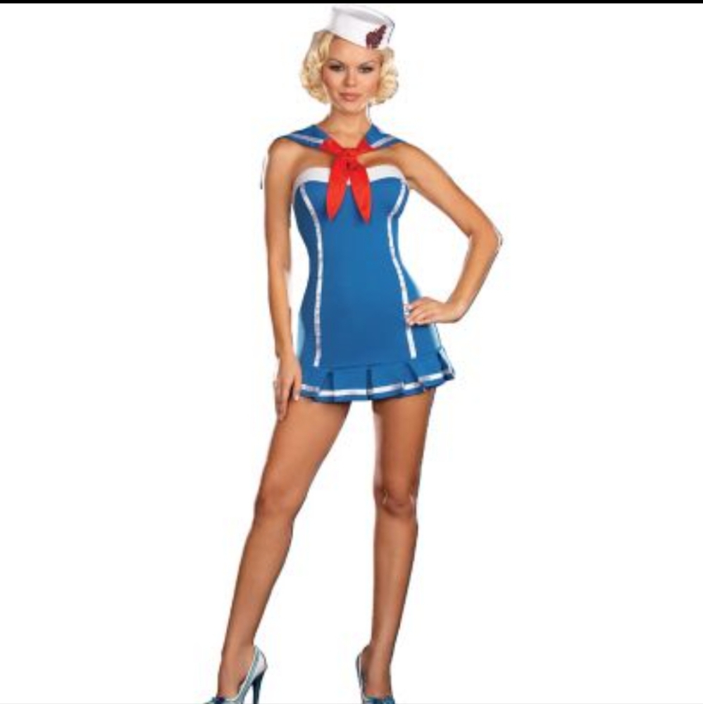 NEW DREAMGIRL SAILOR STORMY SKY COSTUME